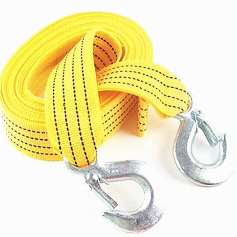 Spot Goods COD Car Trailer Rope Thickening Trailer Belt 3 Meters 4 Meters 5 Tons Traction Rope Outdoor Emergency Automotive Supplies Thickening