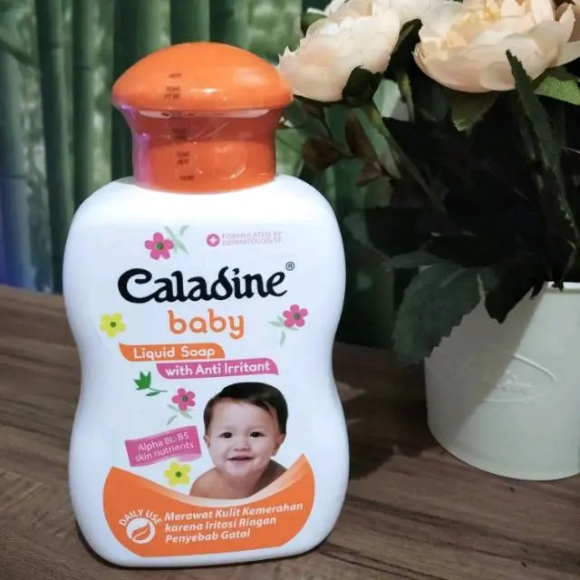 CALADINE BABY SOAP BOTOL 200ML- SABUN MANDI BAYI CAIR ANTI IRITASI