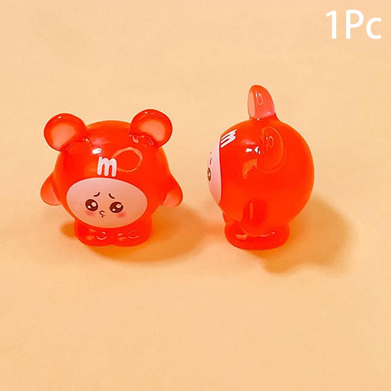 Product Introduction of 1Pc Mini Luminous Cartoon Micro Ornaments Miniature Animal Potted Decoration Home Micro Landscape Accessories 19