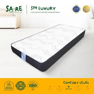 SA-RE Kasur Busa Luxury Dengan Kain Quiltng Garansi CENTRAL S-14 LUX - 90 x 200 cm