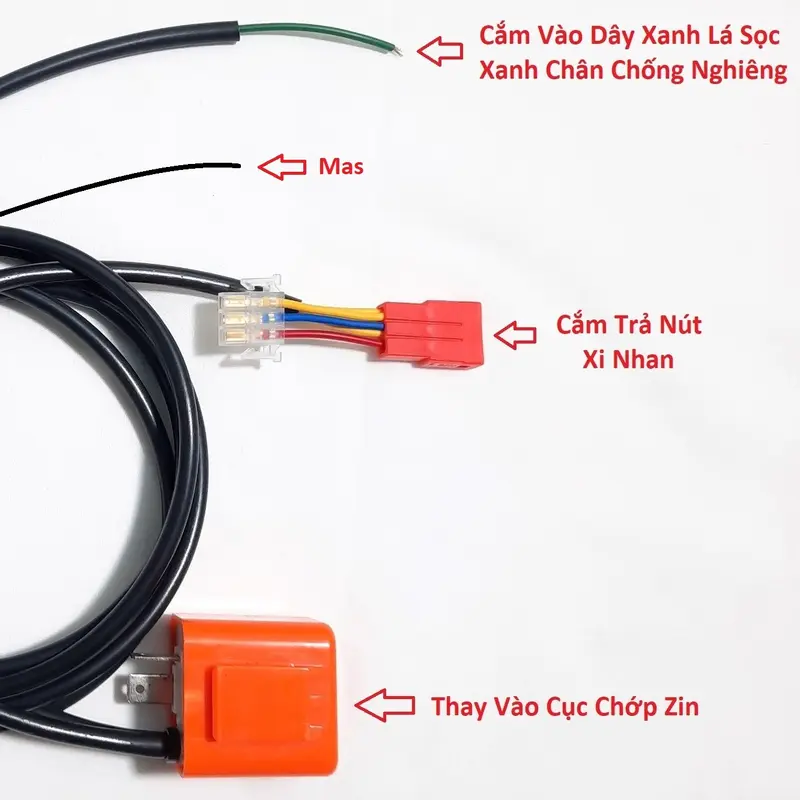 Mạch cảnh báo quên tắt khóa xe 2