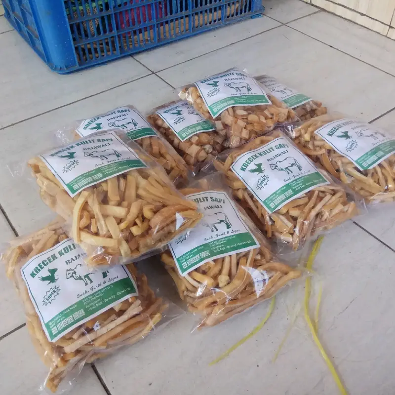 Krecek Rambak Kulit Sapi Stick Tebal Asin Kerupuk Food 4