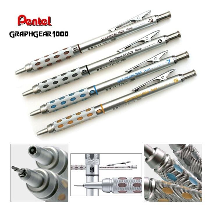 Bút chì kim Bấm Cơ Khí Pentel Graphgear 1000