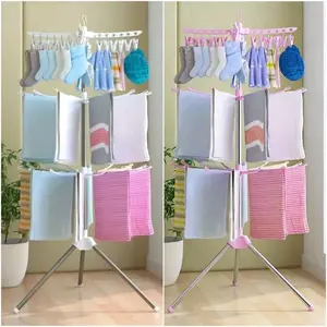 Jemuran Bayi 3 Tingkat / Jemuran Menara 3 Tingkat