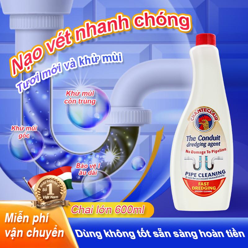 Dung Dịch Thông Tắc Cống Chanteclair Cực Mạnh, Làm Sạch Đường Ống, Bảo Vệ Bồn Cầu, Diệt Khuẩn Và Khử Mùi Hôi
