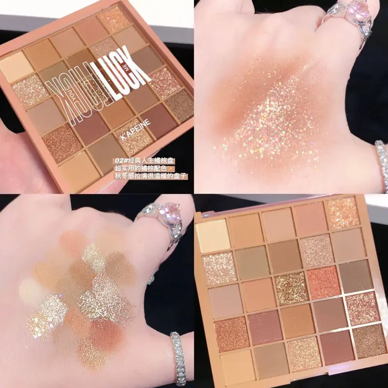 Bảng phấn mắt K'APEINE, phấn mắt nội địa trung 25 ô makeup 3 tông màu T112 3