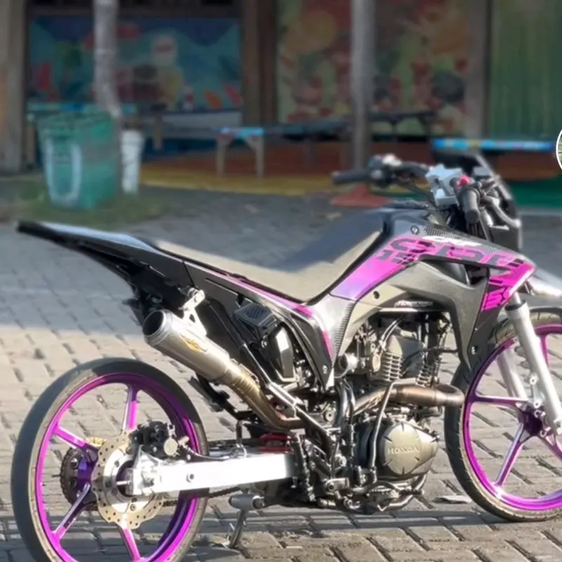Velg vnd supermoto herex surex crf klx ukuran 160x160 Ring 17 original VND di pnp kan ke motor super moto herex KLX / CRF disc depan lubang 4 disc belakang lubang 5 5