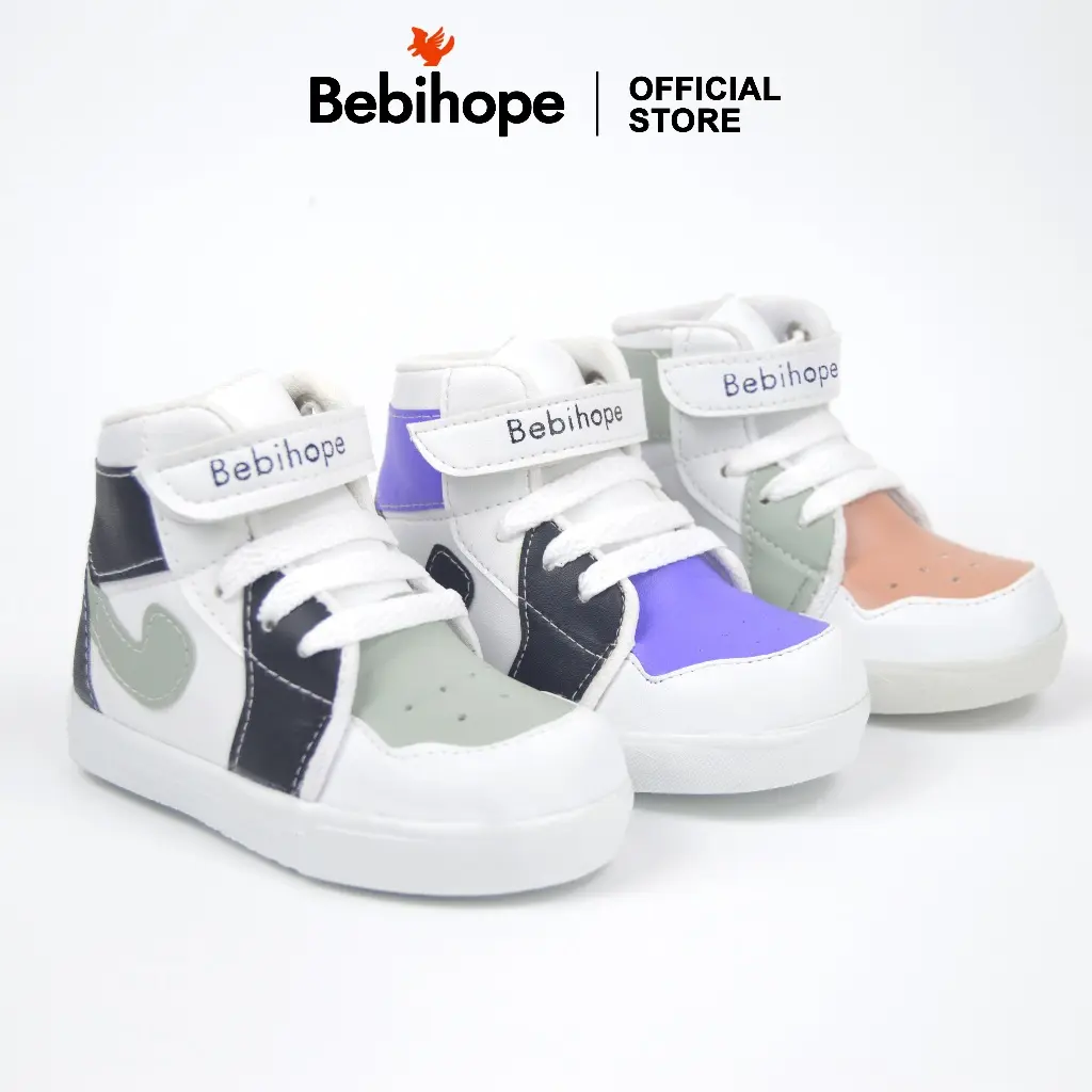 Sepatu Boots Tali Perekat Anak Laki Unisex Usia 8 Bulan 1 2 3 4 5 6 Tahun Sepatu Balita Perempuan Lucu Motif JRDN