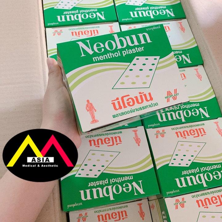 Miếng dán NEOBUN Plaster đau cơ bong gân bầm tím trật khớp do vận động thái lan 5