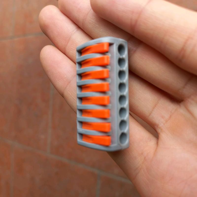 Cút nối dây điện nhanh 8 đầu nối