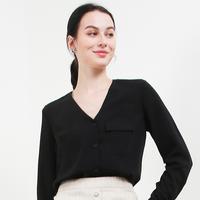 Gambar LLACES Clothing - Blouse Wanita - Business Blouse - Black - S, Black dari LLACES Clothing Kota Administrasi Jakarta Barat 1 Tokopedia
