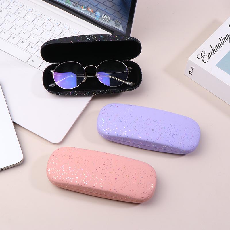 Product Introduction of 1PC Fashion Portable Glasses Case Printed Leather Storage Box Travel Glasses Storage Case Men Women Eyewear Protector 21