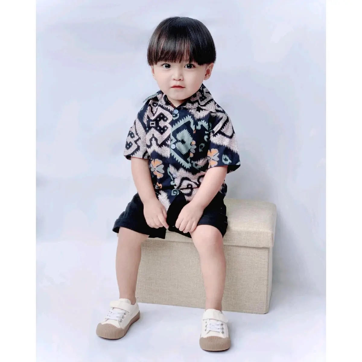Kemeja Batik Anak laki-laki size 0 - 6 tahun