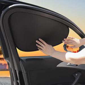 車のドアの窓の日よけ、容易な取付け車のドアの窓ガラスの日よけ、紫外線保護のための夏の日よけのカーテン
