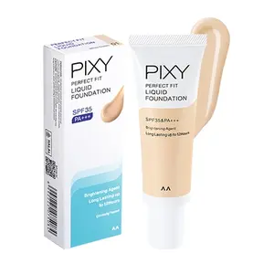 NEW PIXY Perfect Fit LIQUID FOUNDATION SPF35PA+++/ NEW FOUNDATION PIXY Long Lasting Up