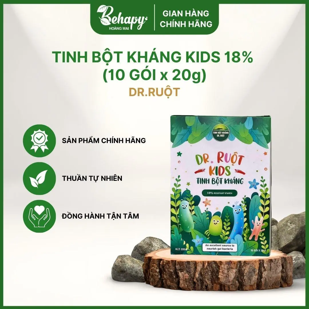 Tinh Bột Kháng Kids 18% (10 gói x 20g) - Dr.Ruột