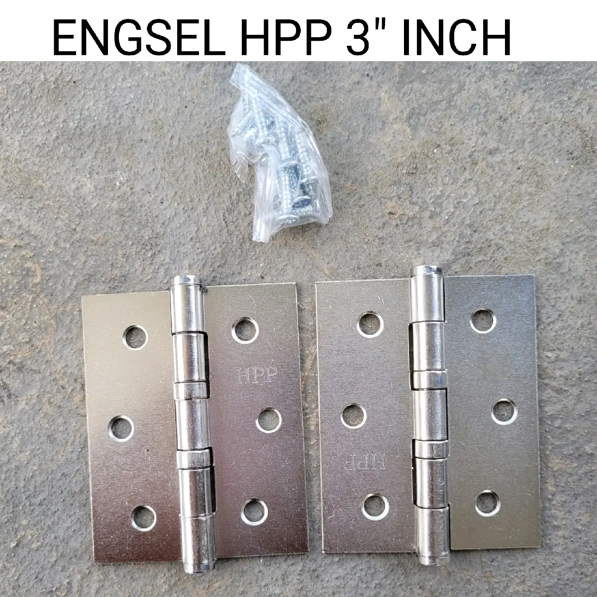 engsel jendela pintu 3" inch × 2,5" inch ENGSEL Baja Crome Anti Karat