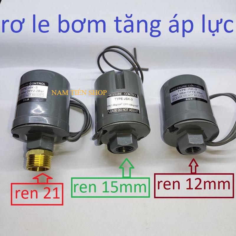 rơ le máy bơm tăng áp - rơ le máy bơm nước ( ren 12mm )