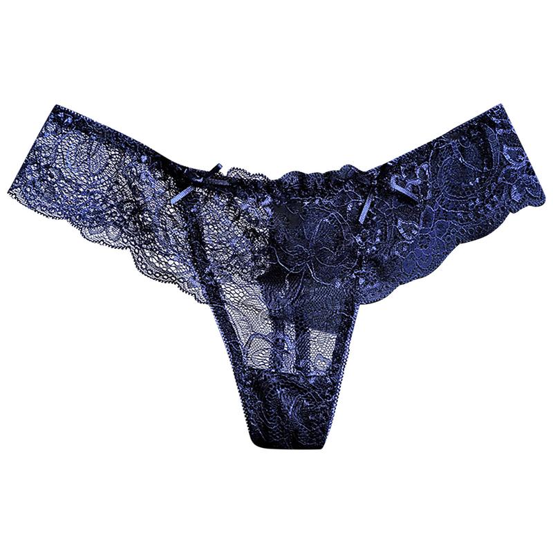 Quần Lót Ren Xuyên Thấu Cho Nữ, Quần Lót Gợi Cảm, Thời Trang Women Nhung Voi Tua Rua 4