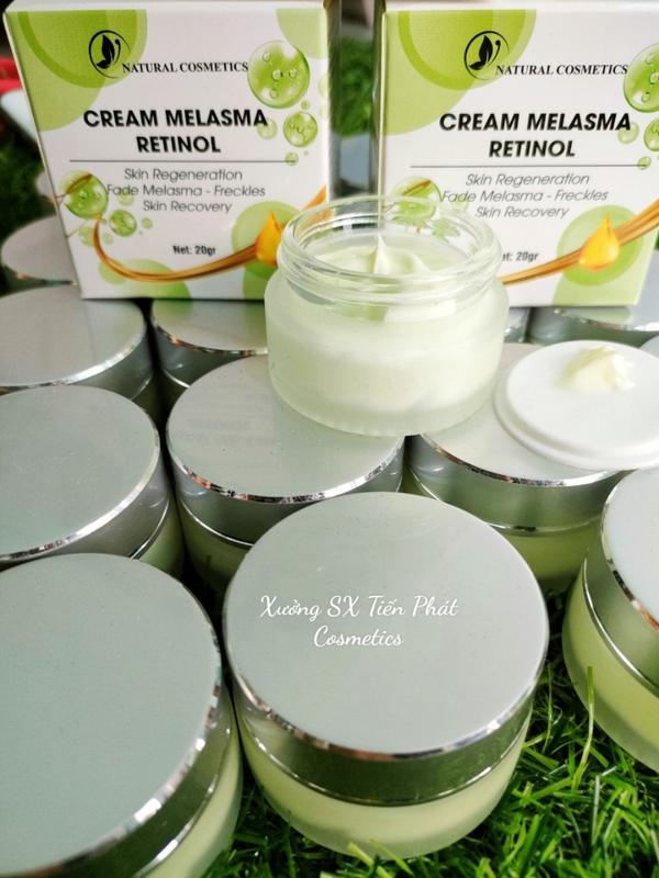 Kem tảo xanh xoá mờ nám dưỡng trắng da Melasma Retinol 4
