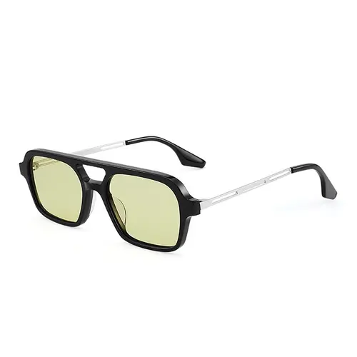 Kính râm thời trang nam nữ GM Kings 2 màu đen xanh rêu.Gọng kim loại bền bỉ chắc chắn.Thiết kế trẻ trung,phong cách Hàn Quốc Mắt Kính Women Kính Mắt billy chữ kinh chong kinh chong gentle monster