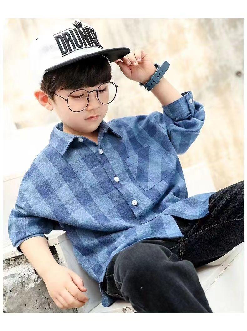 Product Introduction of Áo Sơ Mi Kẻ Sọc Cho Bé Trai, Áo Sơ Mi Dài Tay Mùa Xuân Và Mùa Thu Mới 2024, Cho Trẻ Em Lớn Hơn, Cotton Nguyên Chất, Thời Trang Thường Ngày Áo Khoác Hợp Xu hướng, Được 1535 Đánh Giá Tích Cực 11