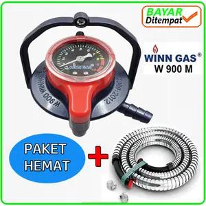 PAKET Regulator Winn Gas / Win Gas W 900 M + Selang 1,8 Meter SNI