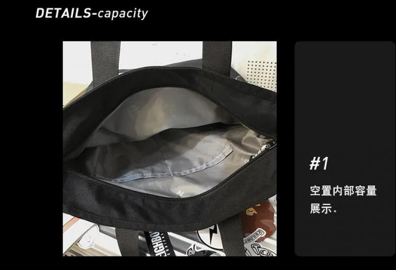 Product Introduction of Japan Fashion Tote & Shoulder Bag Nylon Waterproof Big Capacity Men Shoulder Bag Tote Bag Briefcase for Men Birthday Gift 16