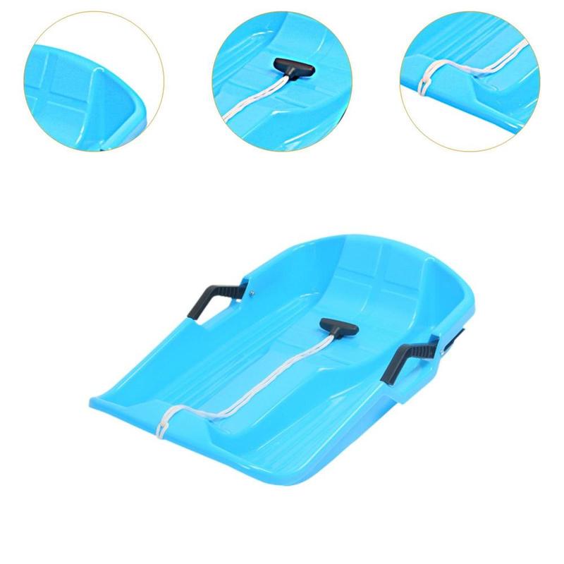 Product Introduction of Snow Sled for Child Sleigh Slider Toboggan Practical with Rope Handles Outdoor Sports Sledge Skiing Board Grass Sliding 1