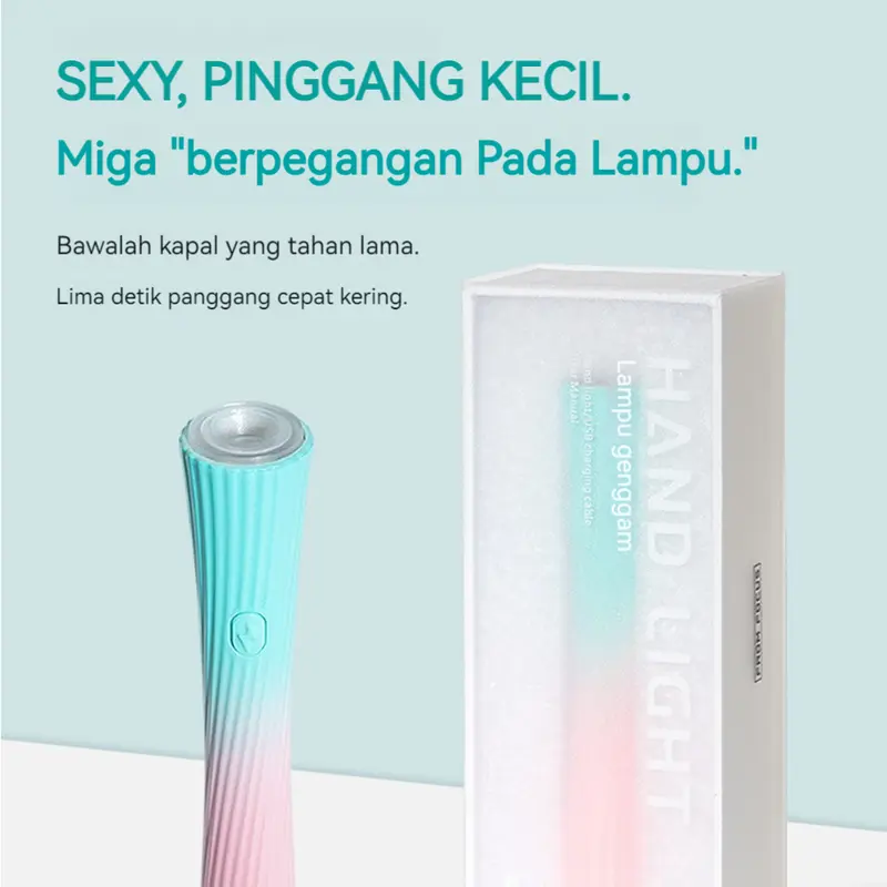 Lampu Pena UV/Lampu UV Tangan/Lampu Pengering Cat Kuku Manikur Lampu Pena UV/Lampu UV Tangan/Lampu Pengering Cat Kuku Manikur Nail Perawatan 8