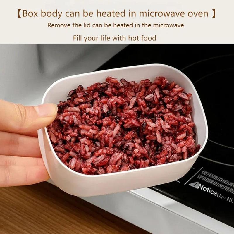 Rice Portioning Box Fat-reduced Meal Quantitative Lunch Food Lunch Container Storage Box Q7X7 8