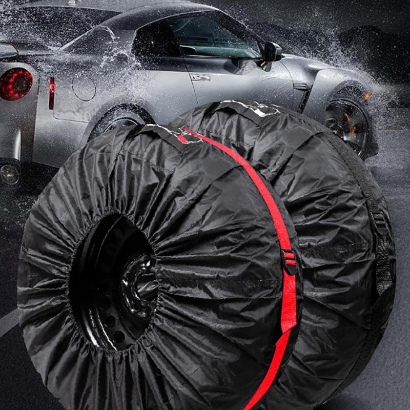 Tire Cover Case Car Spare Tire Cover Storage Bags for Cars Wheel Accessories Portable Wheel Bags 7
