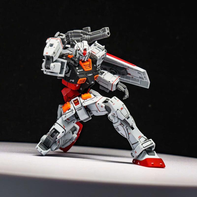Mô hình HG Gundam RX-78 Custom Color Thunder, 1/144 Gunpla, Đồ chơi nhựa, Xếp hình thông minh Bộ Lắp Ráp Tháo Lắp Toy 7