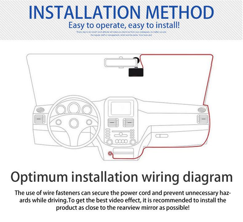 Product Introduction of [Spot Sale] Wifi Dash Cam Car Dashcam 1080P HD Car Camera Recorder Car View Cam Auto Driving Recorder 9