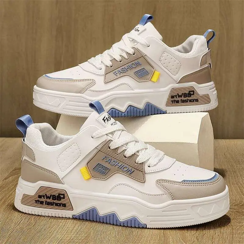 Men's summer 2025 new trend versatile lightweight soft soled board anti slip and odor proof sports casual small white trendy shoes