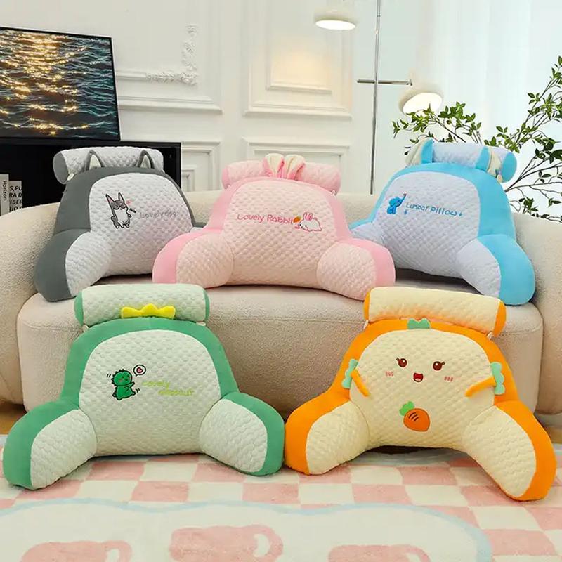 Gấu bông ANVIHOME Đệm lót ghế tựa lưng đầu giường, gối tựa lưng dành cho bà bầu nệm lót ngồi văn phòng kèm gối hình trụ