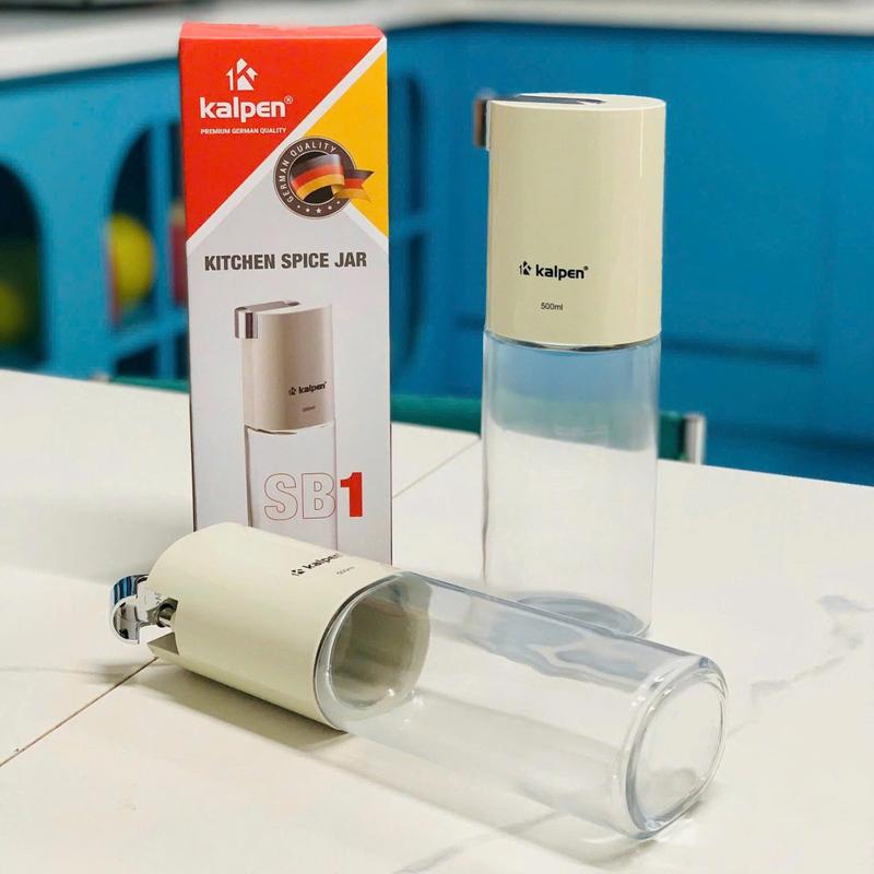 Bình đựng và rót dầu ăn, nước gia vị thủy tinh Kalpen SB1 dung tích 500ml 4