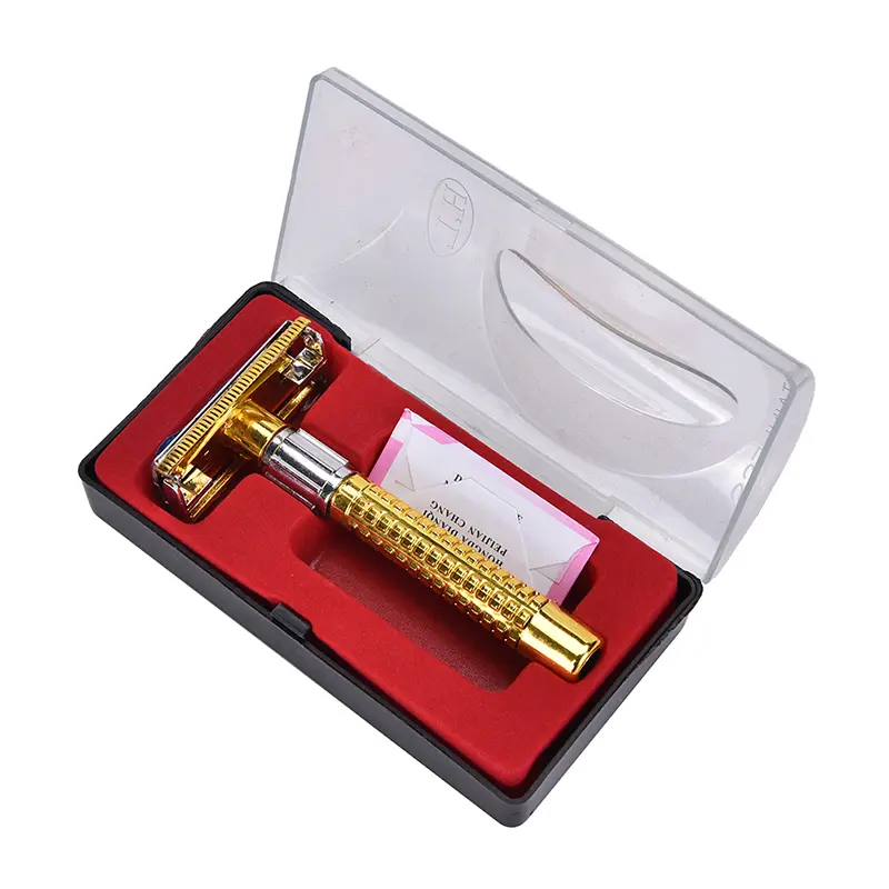 Dao cạo râu lưỡi hai cạnh, an toàn cho nam giới, lưỡi dao cạo râu, kiểu cổ điển, hàng mới về