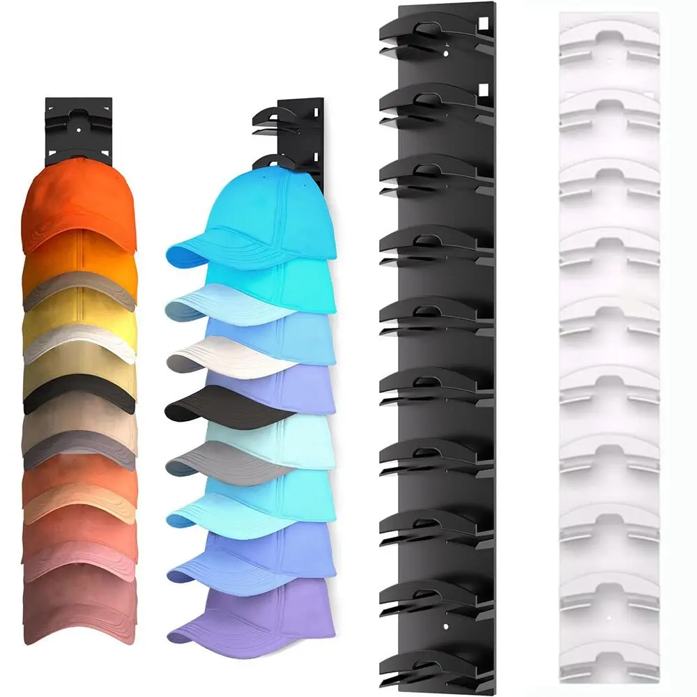 Household Closet Hat Rack Hat Organizer for Baseball Caps Plastic Space ...