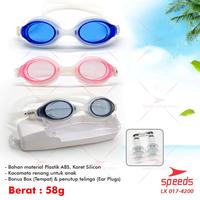 Gambar SPEEDS Kacamata Renang Elastis Swimming Goggles Unisex Cocok untuk Laki-Laki dan Perempuan 017-4200 - 4400 HITAM dari Calary Sport Kota Surabaya 3 Tokopedia