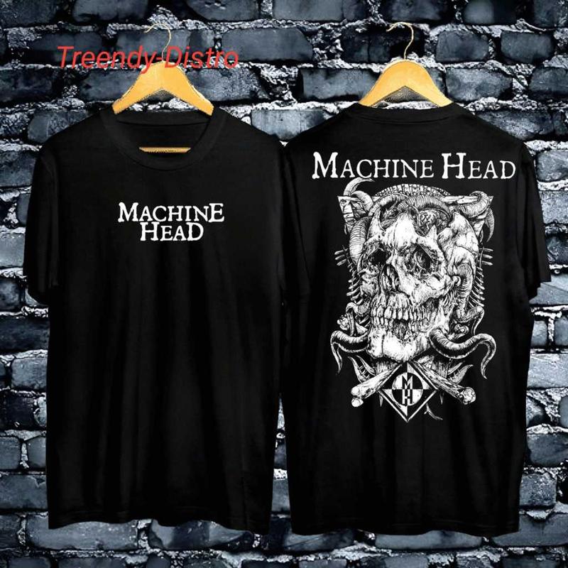 Kaos Premium Pria Tshirt Distro Motif BlackSkull Pakaian Pria / Koas Distro Premium Gaya Liburan 8