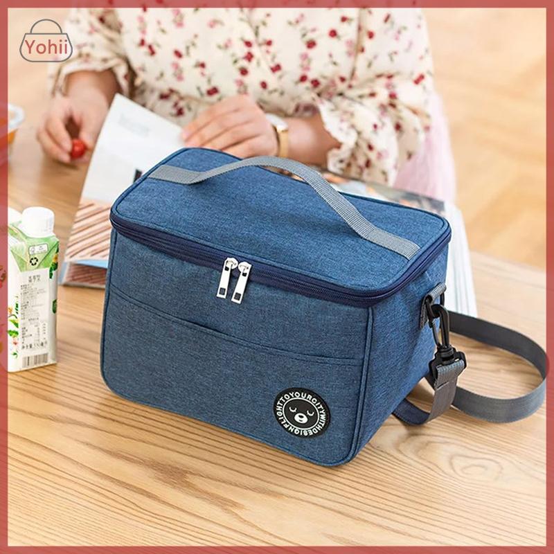 Product Introduction of Túi Ăn Trưa Cầm Tay Cách Nhiệt, Túi Tote Hộp Cơm Trưa, Túi Làm Mát, Không Thấm Nước, Ba Lô, Túi Bento, Thích Hợp Cho Công Ty, Túi Đựng Thực Phẩm 7