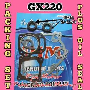 GX220 Paking Full Set Komplit Mesin Penggerak Honda 7Hp Genset 3KW TG4800 Tiger General Yamamoto
