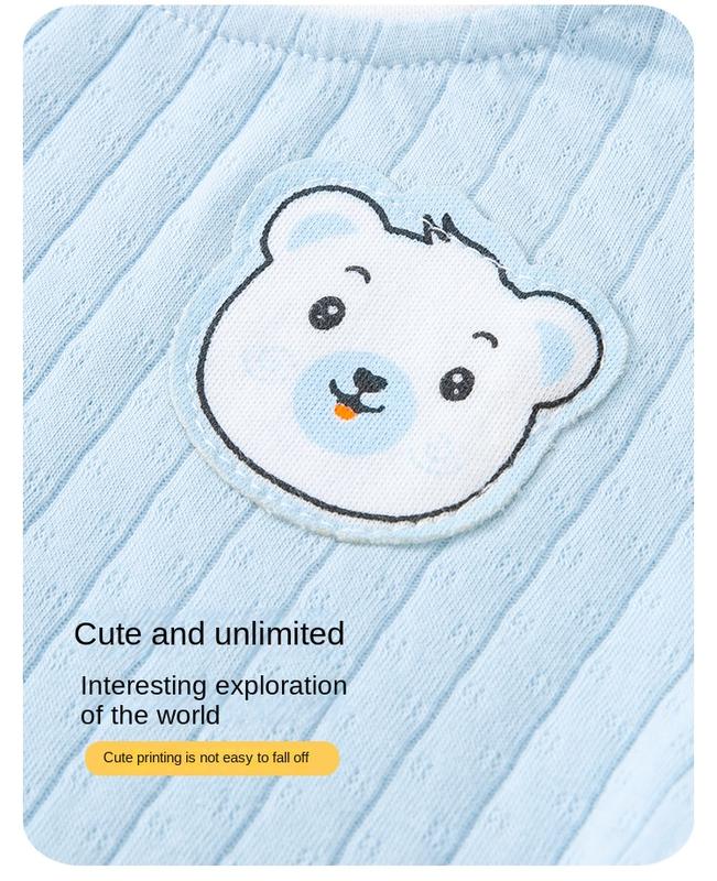 Product Introduction of Bộ Quần Áo Mùa Thu Cho Em Bé Chất Liệu Cotton Nguyên Chất, Đồ Lót Giữ Nhiệt Cho Trẻ Em, Áo Liền Quần Dài Cho Em Bé Đồ Ngủ Xẻ Tà Cho Bé Trai, Thích Hợp Cho Bé Gái, Lý Tưởng Cho Cơ Sở Mùa Xuân Và Mùa Thu Thun 12