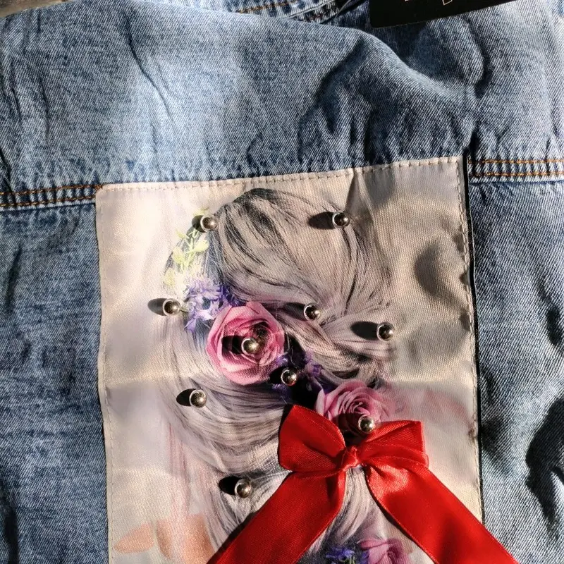 3D JAKET JEANS VIRAL SNOW PITA ANAK PEREMPUAN UMUR 1-10 TAHUN bunda #Katun #Santai 3