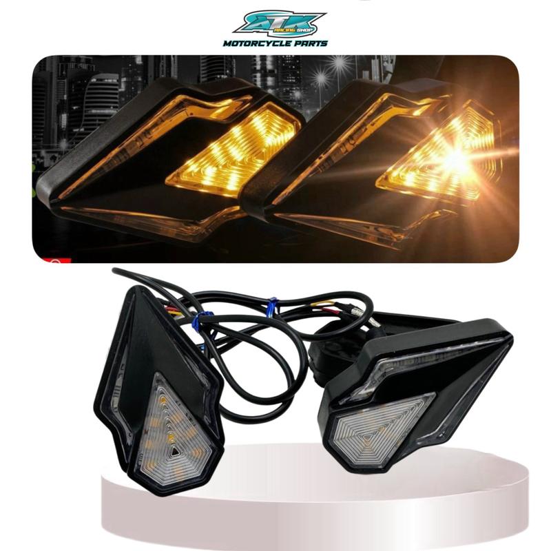 Đèn led xi nhan kiểu SPIRIT BEAST L23 hình mũi tên cho dòng xe Winner x, Exciter, R15v3, Vario..(giá 1 đôi) Bi Phụ Kiện Phụ Tùng