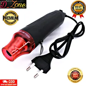 Express Heat Gun Elektrik Hot Air Vinyl 220V 300W Alat Pemanas Multifungsi