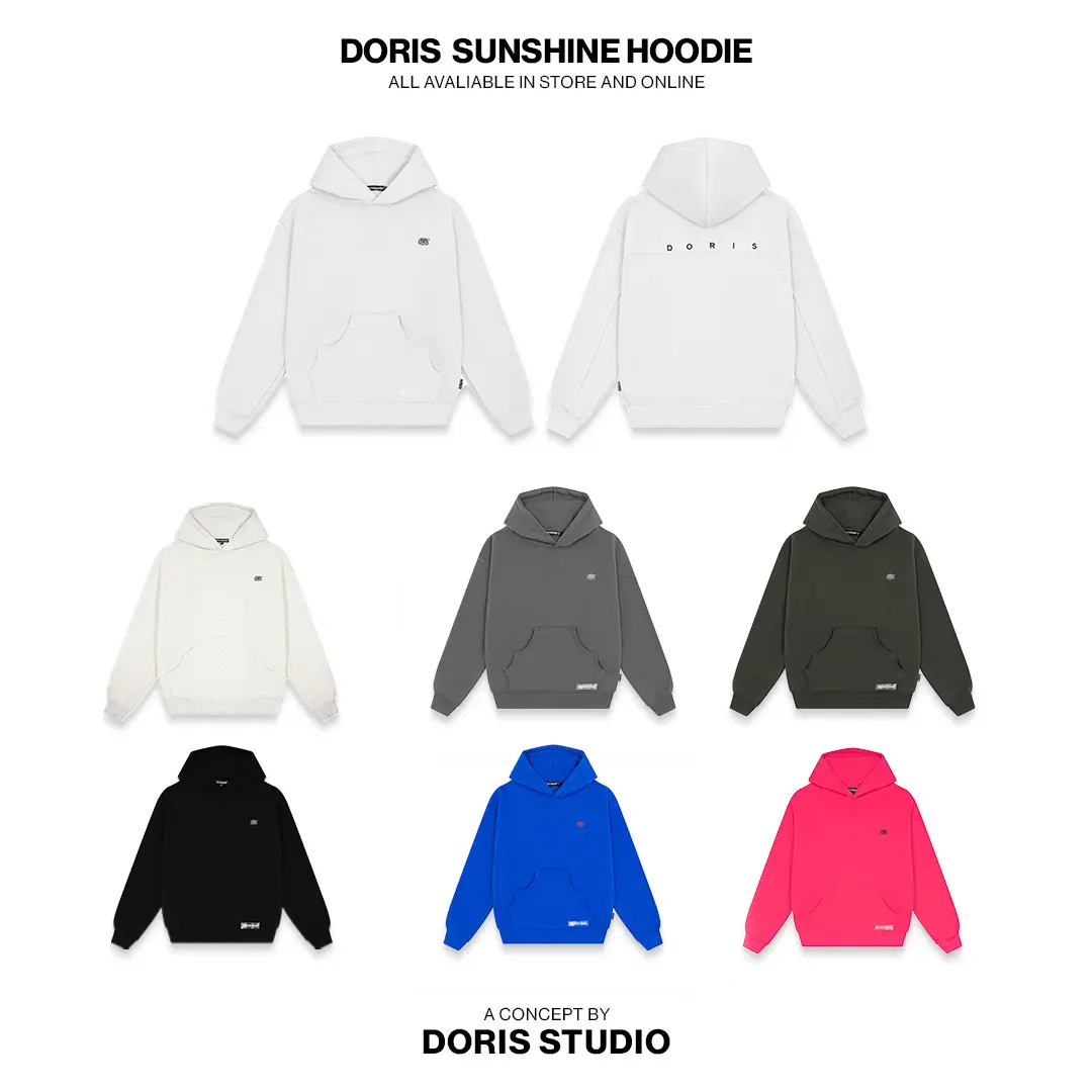 Áo HOODIE DORIS SUNSHINE / Form unisex / DORIS  SUNSHINE HOODIE