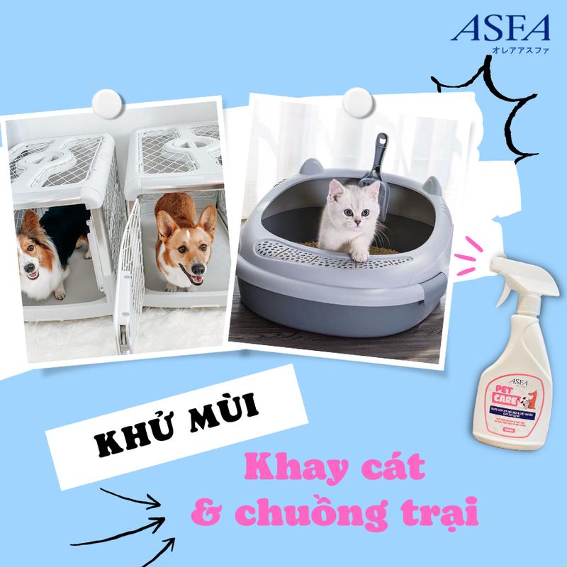 Product Introduction of Xịt Khử Mùi, Diệt Khuẩn An Toàn Cho Thú Cưng ASFA Pet Care 500ml 5