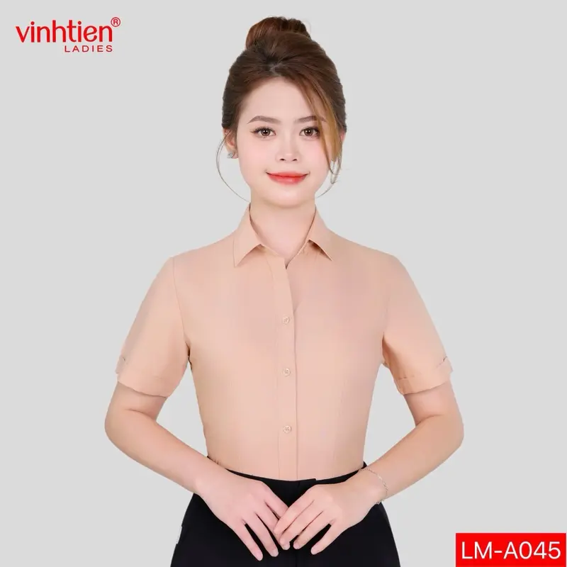 Áo SMNT Vĩnh Tiến Ladies ,GTB 295 , Vải Trơn Chất Liệu Modal 2